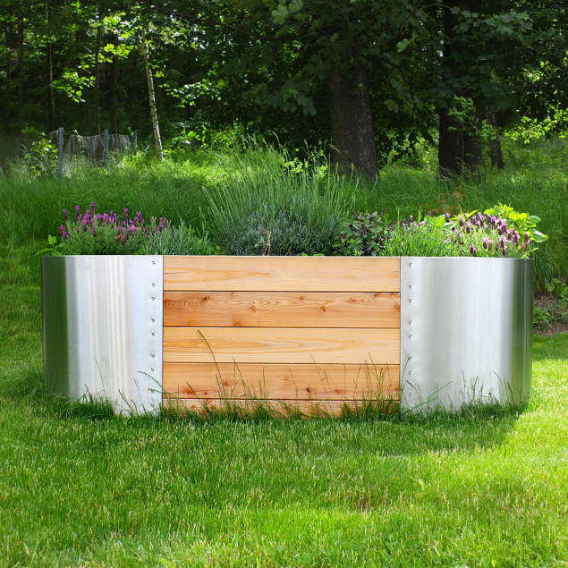 Exklusives Hochbeet aus Edelstahl Gartenmagazin von Gartenallerlei